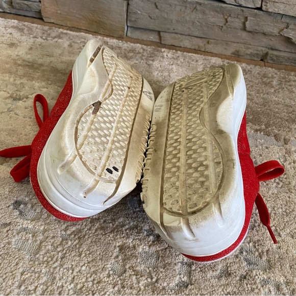 Skechers Vintage Y2K Platform Sneakers Backless Slip On Chunky Red Glitter: 8 - Picture 7 of 10